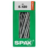 UNIVERZALNI VIJAK SPAX TX 5X120 WIROX A2F V ZAVITKU 25 KOS