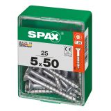 UNIVERZALNI VIJAK SPAX TX 5X50 WIROX A2F V ZAVITKU 25KOS