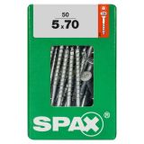 UNIVERZALNI VIJAK SPAX TX 5X70 WIROX A2F V ZAVITKU 50KOS