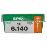 UNIVERZALNI VIJAK SPAX TX 6X140 WIROX A2F V ZAVITKU 20KOS
