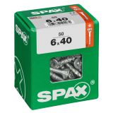 UNIVERZALNI VIJAK SPAX TX 6X40 WIROX A2F V ZAVITKU 50 KOS