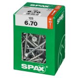 UNIVERZALNI VIJAK SPAX TX 6X70 WIROX A2F V ZAVITKU 125 KOS
