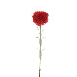 UMETNO CVETJE EVERGREENS NAGELJ NA STEBLU RDEČ 53 CM