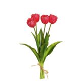 UMETNO CVETJE EVERGREENS TULIPAN V ŠOPKU FUKSIJA 38 CM