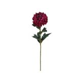 UMETNO CVETJE KRIZANTEMA ENOJNA VEJICA VIJOLA 59 CM
