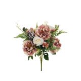 UMETNO CVETJE POTONIKA Z ZELENJEM, ROZA IN ZELENA