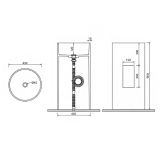 UMIVALNIK KARAG 45D WHITE MAT