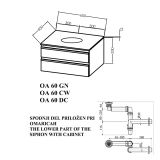 UMIVALNIŠKA ENOTA KOLPA SAN OA 60 DC ALEXIS BREZ UMIVALNIKA