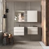 KOPANIŠKA OMARICA Z OGLEDALOM SAN TON 60 WH NAOMI