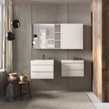 KOPANIŠKA OMARICA Z OGLEDALOM SAN TON 70 WH NAOMI