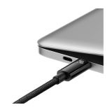 BASEUS PODATKOVNI KABEL CAWJ040201 TUNGSTEN GOLD QC TYPE C NA TYPE C 240W 3M - ČRN