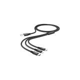 USB KABEL MOYE CONNECT DATA 3 V 1 - 1M USB-C/MICRO/LIGHTNING