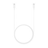 SAMSUNG PODATKOVNI KABEL EP-DX510JWE SUPER FAST CHARGE TYPE C NA TYPE C 100W 5A 1,8M - BEL (BLISTER)