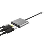 USB RAZDELILEC TRUST MULTIPORT DALYX 3/1 USB-C ADAPTER ALUMINIJ