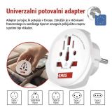 USMERNIK EMOS POTOVALNI ADAPTER P055E BEL