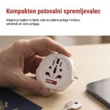 USMERNIK EMOS POTOVALNI ADAPTER P055E BEL