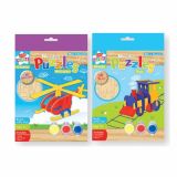 USTVARJALNI SET RAYHER SESTAVLJANKA HELIK./VLAK LESENI PUZZLI