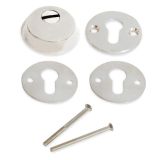 KLJUKA ZA VRATA-PRIBOR APECS VARNOSTNA ROZETA BASIC CROM