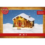 VASICA DECORIS HIŠKA 12X18.5X12.5 CM Z LED LUČKAMI 8 L