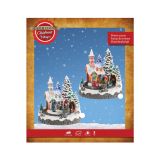 VASICA HIŠKA 20 CM 3X AA Z VLAKOM SORT