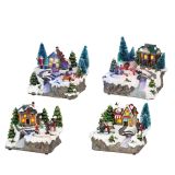 VASICA LUMINEO HIŠKA Z REKO 16X19X15 CM SORT