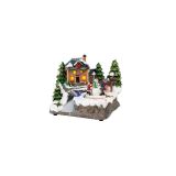 VASICA LUMINEO HIŠKA Z REKO 16X19X15 CM SORT