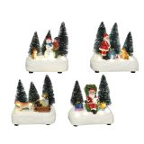 VASICA LUMINEO SNEŽAK/BOŽIČEK/SANI 6.5X10X12 CM SORT