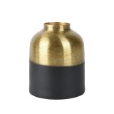 VAZA DECORIS ZLATO ČRNA 8.5X8.5X9.5 CM