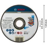 VEČNAMEN. REZALNA PLOŠČA BOSCH 125 X 1 X 22.23 MM