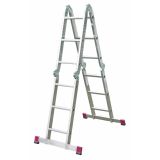 ALU ŠTIRIDELNA LESTEV KRAUSE VEČNAMENSKA 4X3 STOPNIC 0.98M/3.50M/1.70M