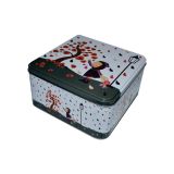 VEČNAMENSKA DOZA 14X14X8.1 CM DEKLICA KVADRATNA SREDNJA