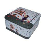 VEČNAMENSKA DOZA 17.3X17.3X8.9 CM DEKLICA KVADRATNA VELIKA