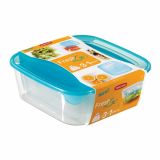 VEČNAMENSKA DOZA CURVER FRESH&GO KVAD. 4/1 TRANSPARENTNO/MODRE