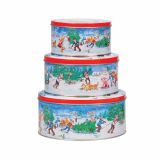 VEČNAMENSKA DOZA FI 17 CM X 8 CM ZIMSKI MOTIV