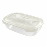 POSODA ZA SHRANJEVANJE TONTARELLI 1.15 L NUVOLA PRAVOKOTNA CREAM