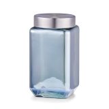 KOZAREC ZA SHRANJEVANJE "METALIC", 1550ML, MODRI