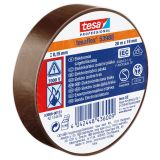 VEČNAMENSKI LEPILNI TRAK TESA ELEKTRO IZOLIRNI TRAK RJAV 20MX19MM