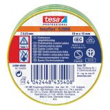 VEČNAMENSKI LEPILNI TRAK TESA ELEKTRO IZOLIRNI TRAK RUMENO/ZELEN 10MX15MM