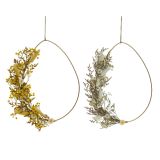 VELIKONOČNI PROGRAM DECORIS KOVINSKO JAJCE S TRAKOM ZA OBEŠANJE, SORT.