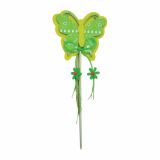 VELIKONOČNI PROGRAM GLOSSTYLE METULJ IZ FILCA 8X8.5 CM NA PIKU SORTIRANO