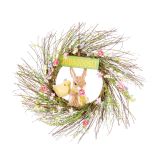 VELIKONOČNI PROGRAM GLOSSTYLE VENEC S FIGURO FI 56 CM IN NAPISOM DOBRODOŠLI