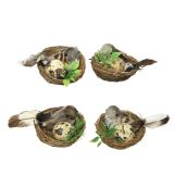 VELIKONOČNI PROGRAM GNEZDO 7 CM 2/1 S PTIČKOM