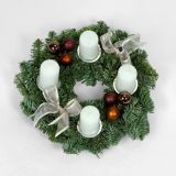 VENČEK ADVENTNI VENEC (ABIES) BREZ OKRASKOV FI 30