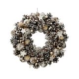 VENČEK DECORIS 34 CM Z DEKORACIJO