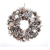 VENČEK GLOSSTYLE FI 34 CM SREBRNO BEL