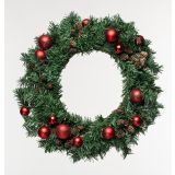 VENČEK GLOSSTYLE RDEČE IN ZELENE BARVE FI 60 CM