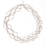 LUČKE MQ VENEC BAKRENI FI 30 CM 40 MINI LED TOPLO BELE