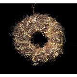 NARAVNI RAHLO ZASNEŽEN VENČEK 36 CM