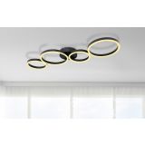 NADGRADNA STROP. SVETILKA VENOSA 35W ČRNA WW