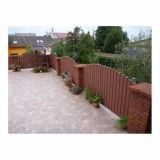 VERTIKALNA PVC DESKA CORTINAPLAST 21X78X600 MM OPEČNATO RDEČE BARVE